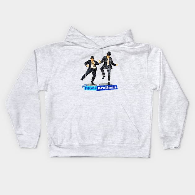 The Blues Brothers Dancing Kids Hoodie by glaucomaegford